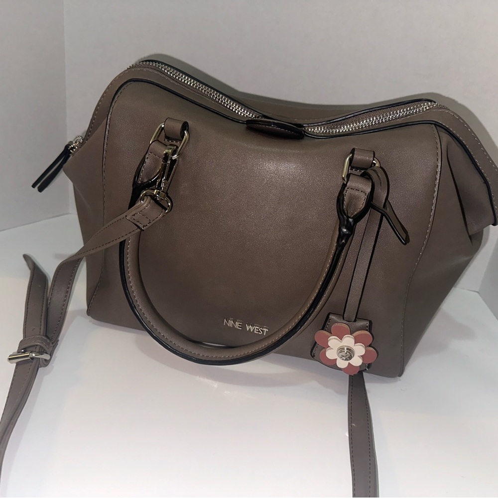 Nine West Grey Satchel Bag
